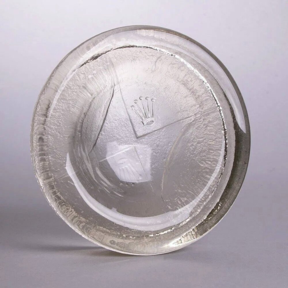 Rolex Prestige Crystal Ashtray 1970s